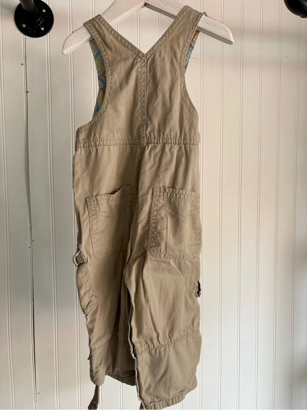 VTG Y2K COTTON CHILDRENS PLACE 12 MONTHS ✨ truck print cargo overalls VGUC